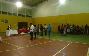 POT EN L'HONNEUR DE LAVENETTE LIVIO - CHAMPION DU MONDE QWAN KI DO COMBAT AVEC L'EQUIPE DE FRANCE